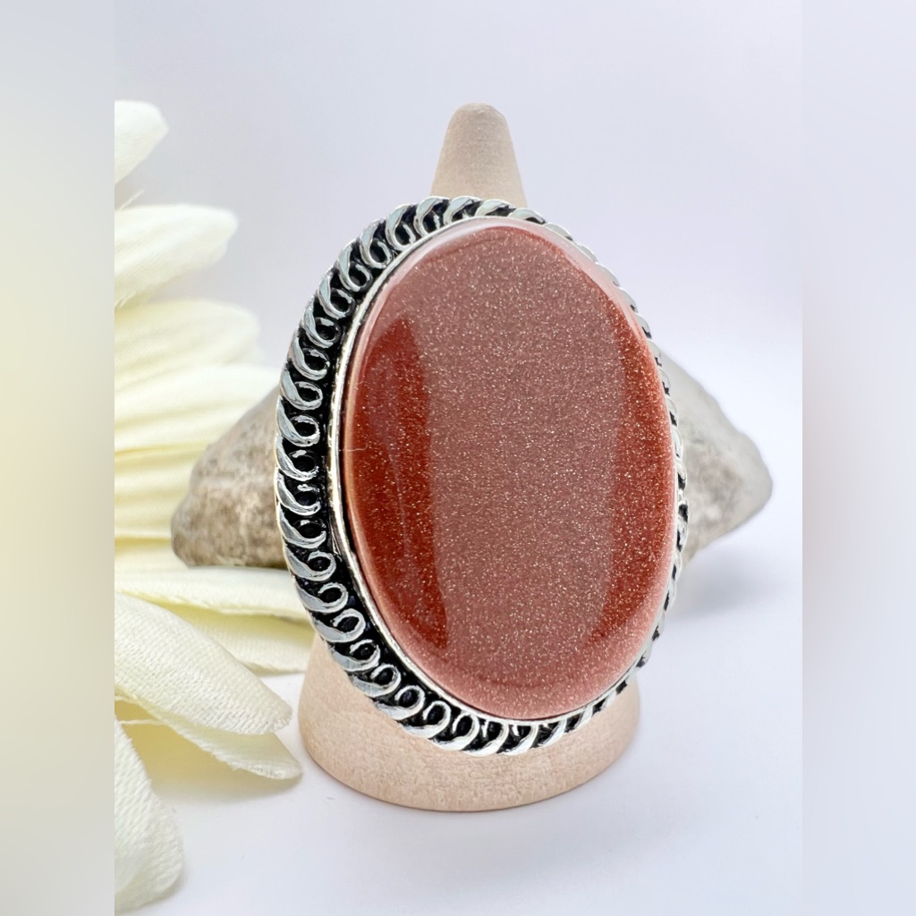 Goldstone Ring